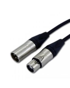 Studio Series Black 20m Neutrik 3 Pin Xlr Dmx Lead