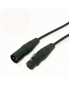 Dmx Cable 3 Pin Xlr Black 5m Re`an Nra-000-0801-050