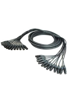 25m 12 Way Xlr To Xlr Mutiway Lead Stage Snake
