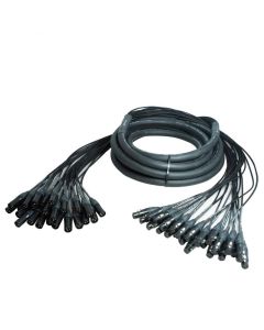 4m 24 Way Xlr To Xlr Mutiway Lead Stage Snake