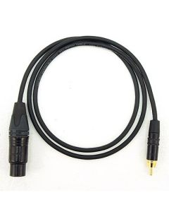 2m Stealth Series Patch Signal Lead Rca Black - Fxlr