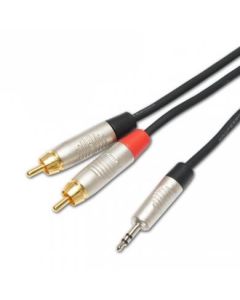 3m Y Lead 3.5mm Stereo Jack To 2 X Rca Phono Nra-031-0150-030