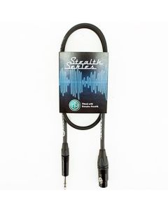 3m Balanced Line Cable Stealth Series 6.3mm Jack To Male Xlr