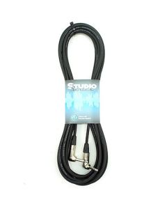 10m Comus Black Guitar Instrument Cable With Neutrik Connectors