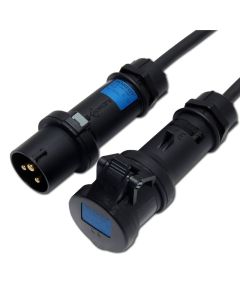 Stealth Series 16amp Male To Female C-form Connectors Power Lead 15m