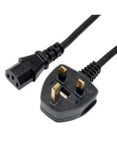 Power Lead 2m 13a Plug - 1mm - Iec (13a Fuse Fitted) Mc-5413