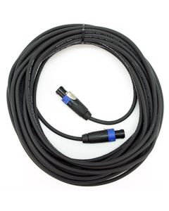 20m Pa Speaker Lead 4mm 2 Core Cable Speakon Connectors, Studio Series