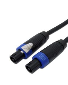 25m Pa Speaker Lead 4mm 2 Core Cable Speakon Connectors, Studio Series