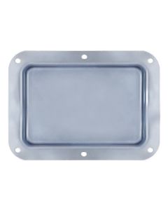 Recess Dish Plain Zinc 178 X 127mm To Suit Tour Labels D2101z