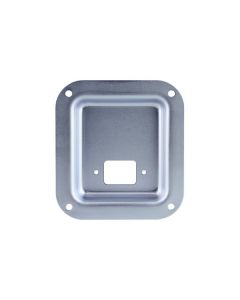 Recess Dish Punched For 1 Euro Socket Zinc 112 X 102mm D0946-10z
