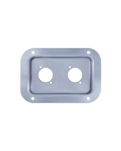 Recess Dish Punched For 2 X D-series Connectors Pennbrite D0604z
