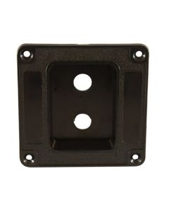 Recess Dish Punched For 2 X Jack Sockets Plastic M1500