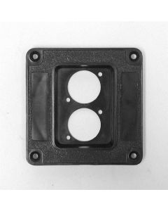 Recess Dish Punched For For 2 X D-series Connectors Plastic M1504