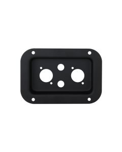 Punched Black Dish D0602k