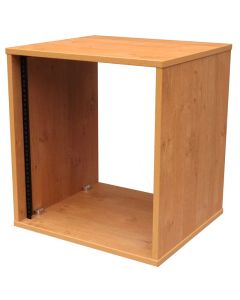 12u Knotty Oak Effect Credenza Rack 470mm/18.5" Deep R8600-450-12u-k