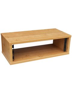 3u Knotty Oak Effect Credenza Rack 250mm/9.84" Deep R8600-250-3u-k