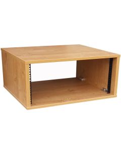 4u Knotty Oak Effect Credenza Rack 470mm/18.5" Deep R8600-450-4u-k