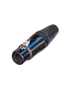 Neutrik Xlr 10 Pin Female Cable Black Body Gold Pins Nc10fxx-14-b