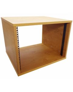 16u Knotty Oak Effect Credenza Rack 470mm/18.5" Deep R8600-450-16u-k