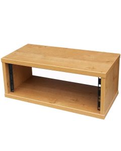 4u Knotty Oak Effect Credenza Rack 250mm/9.84" Deep R8600-250-4u-k
