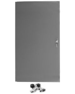 18u Full Width Locking Credenza Plexiglass Door Tinted R8600-czd18-fw