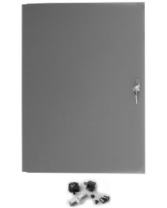 12u Full Width Locking Credenza Plexiglass Door Tinted R8600-czd12-fw