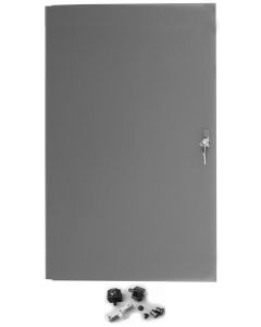 16u Full Width Locking Credenza Plexiglass Door Tinted R8600-czd16-fw