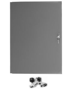8u Full Width Locking Credenza Plexiglass Door Tinted R8600-czd8-fw