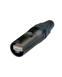 Neutrik Ethercon Cable Connector Cat6a Black Plating Ne8mx6-b