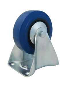 80mm / 3.15" Blue Fixed Castor W0975/80