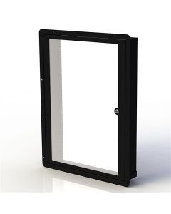 Rwb Cavity Wall Box 1032 With Door 16u Black Rwb-1032-16uk