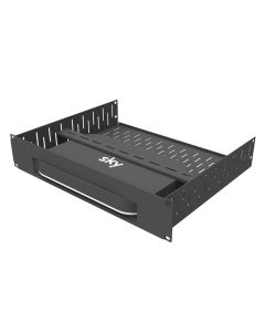 2u Vented Rack Shelf & Magnetic Faceplate For Sky Q R1498/2uk-skyq