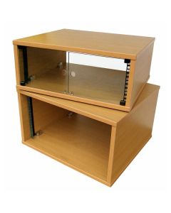 4u Beech Credenza Wood Rack 250mm/9.84" R8600-250-4u