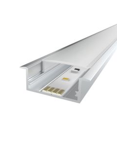 2m Kit 20.6mm Recessed Aluminium Profile Ledal20m2