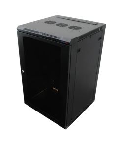Penn Elcom R6618-1032: 18U Wall Mount Rack with Glass Door