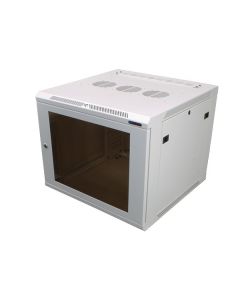 Wm Rack 600mm X 9u, Glass Door 10-32 White R6609w-1032