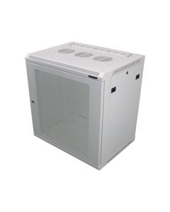 Wall Mount Rack Enclosure 12u 450mm/17.72 Inch Deep 1032 Rack Rail White Perforated Door R6412v-w-1032