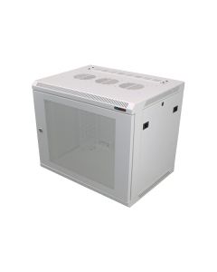 Wall Mount Rack Enclosure 9u 450mm/17.72 Inch Deep 1032 Rack Rail White Perforated Door R6409v-w-1032