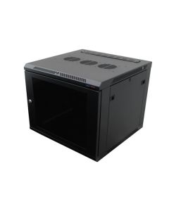 Wm Rack, 600mm X 12u, Glass Door, M6, Black R6612-m6