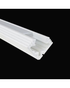 1m White Kit 19mm Aluminium Corner Profile Ledal11w