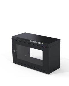 Wall Mount Rack Enclosure 6u 250mm/9.84 Inch Deep M6 Rack Rail R6025-m6-6u