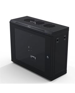 Penn Elcom R6425-12UK: 12U Wall Mount Rack with Glass Door