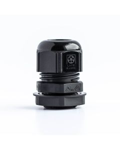 Cable Gland Spiral Od 6-12mm Ip68 Fixing Thread 20mm Black