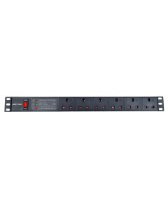 6 Way Uk Rack Mount Pdu Pdu6-uk