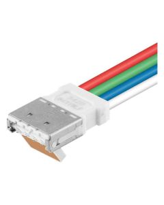 Led 4pin Rgb Flex Ip00 Connector With 2m Cable Tail Conn-flex-4p-200 4062172179768