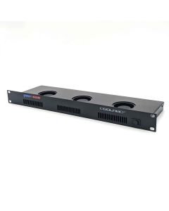 1U 19in Rack Coolrac Quiet 3 Fan Extractor Unit Coolrac-b