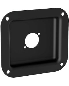 Recess Dish Punched For 1 X D-series Connector Black D0949k