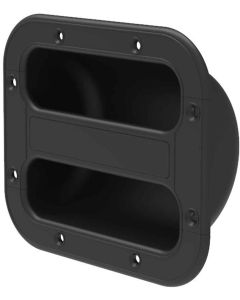 Flightcase Bar Handle with Aluminium Handle and Plastic Dish, H1017