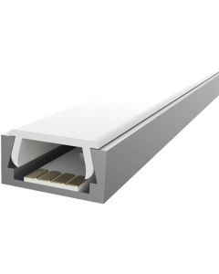 3m Shallow Aluminium  Profile For LED Stips, Ledal06m3