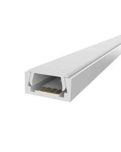 White 2M 6mm Aluminium Profile for LED Flex